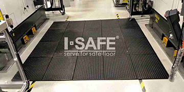 Which material is better for anti-static floor mats? What are the specific functional roles?
